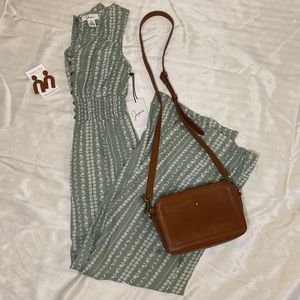 Boho floral patterned jumpsuit